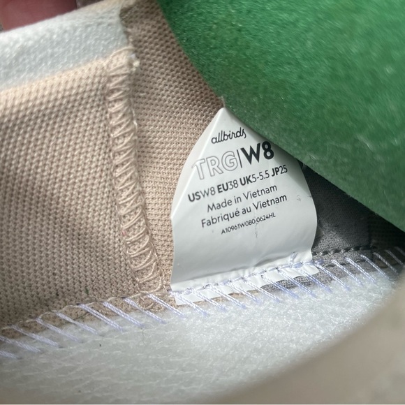 Allbirds Tree Runner Go In Cream Color Womens Size 8 - Picture 8 of 9